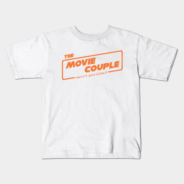 The Movie Couple Logo Tee - Orange Logo Kids T-Shirt by The Movie Couple